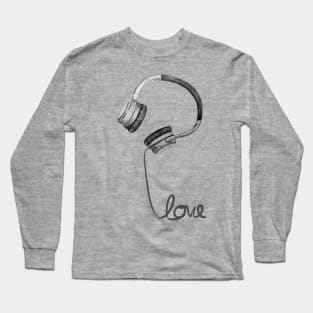 Headphones ON Long Sleeve T-Shirt